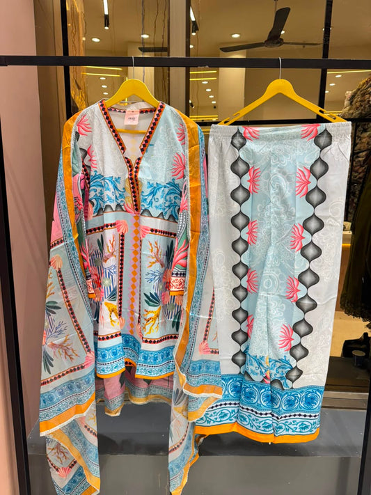 AYZEL DIGITAL PRINTED CORD SET WITH DUPATTA AA 10