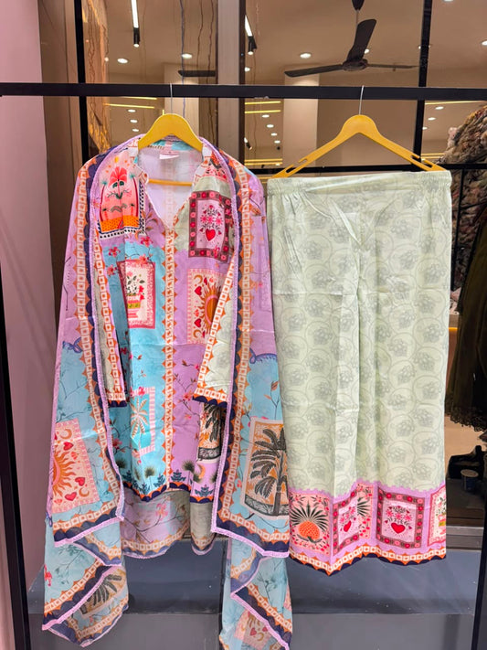AYZEL DIGITAL PRINTED CORD SET WITH DUPATTA AA 14