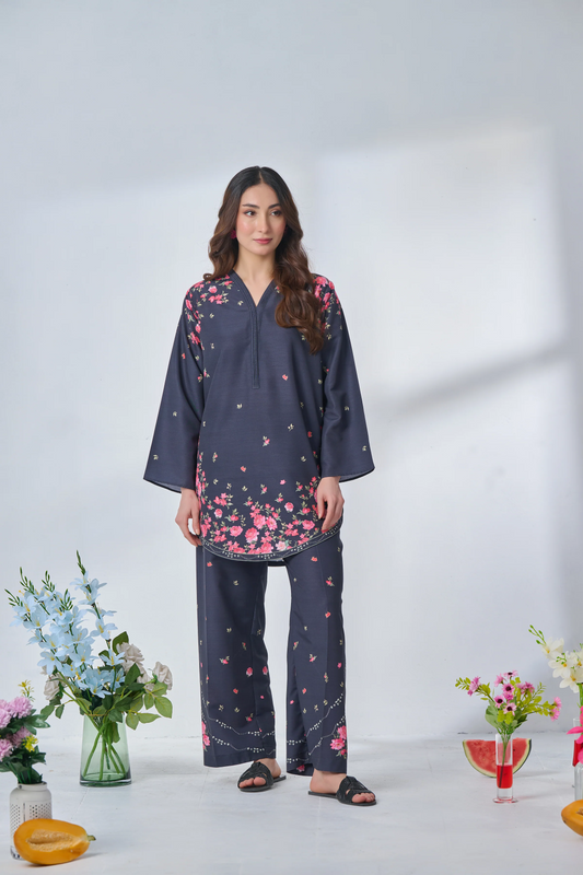 AYZEL DIGITAL PRINTED 3 PC CORD SET WITH DUPATTA  ACE1061