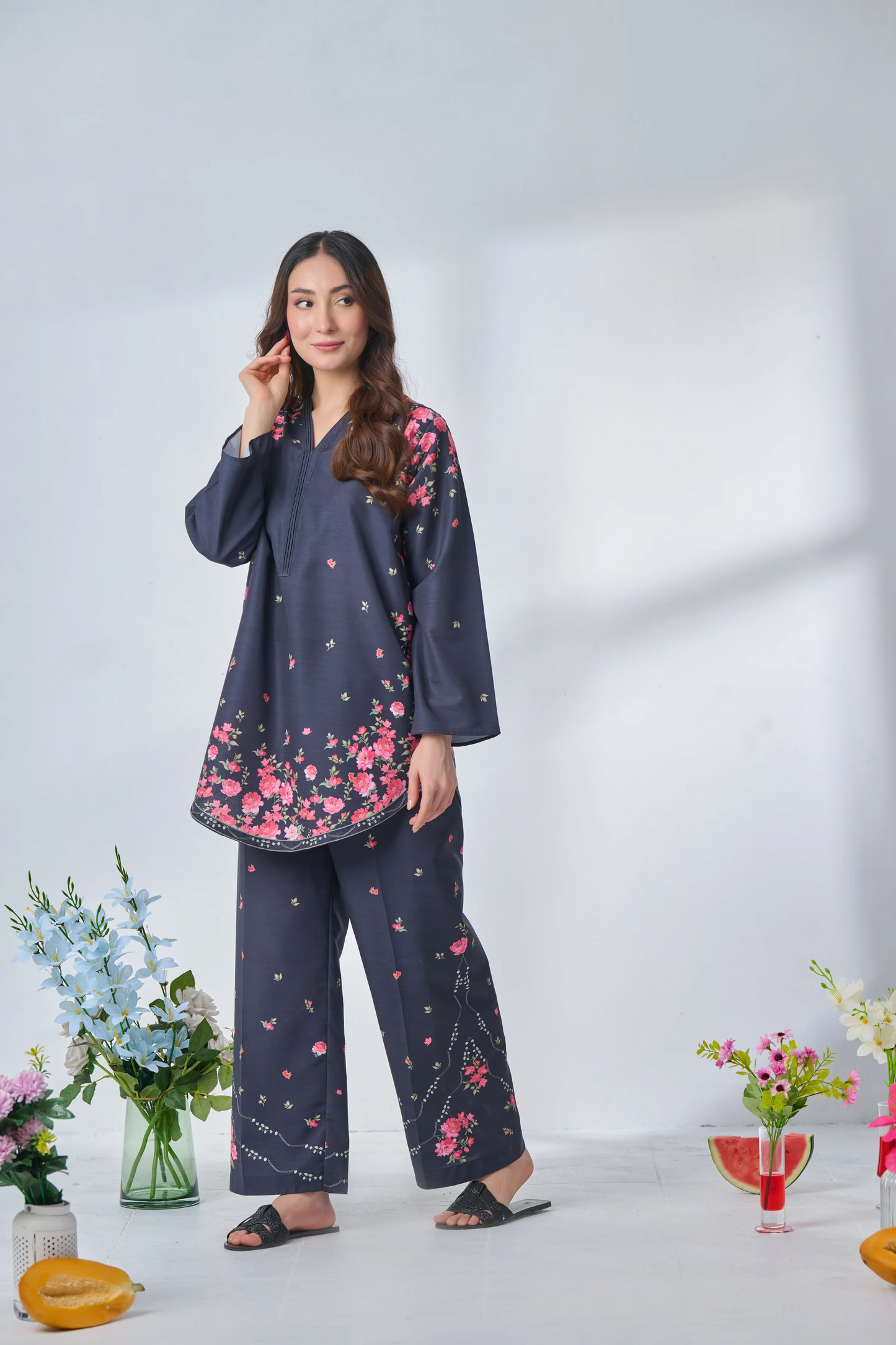 AYZEL DIGITAL PRINTED 3 PC CORD SET WITH DUPATTA  ACE1061
