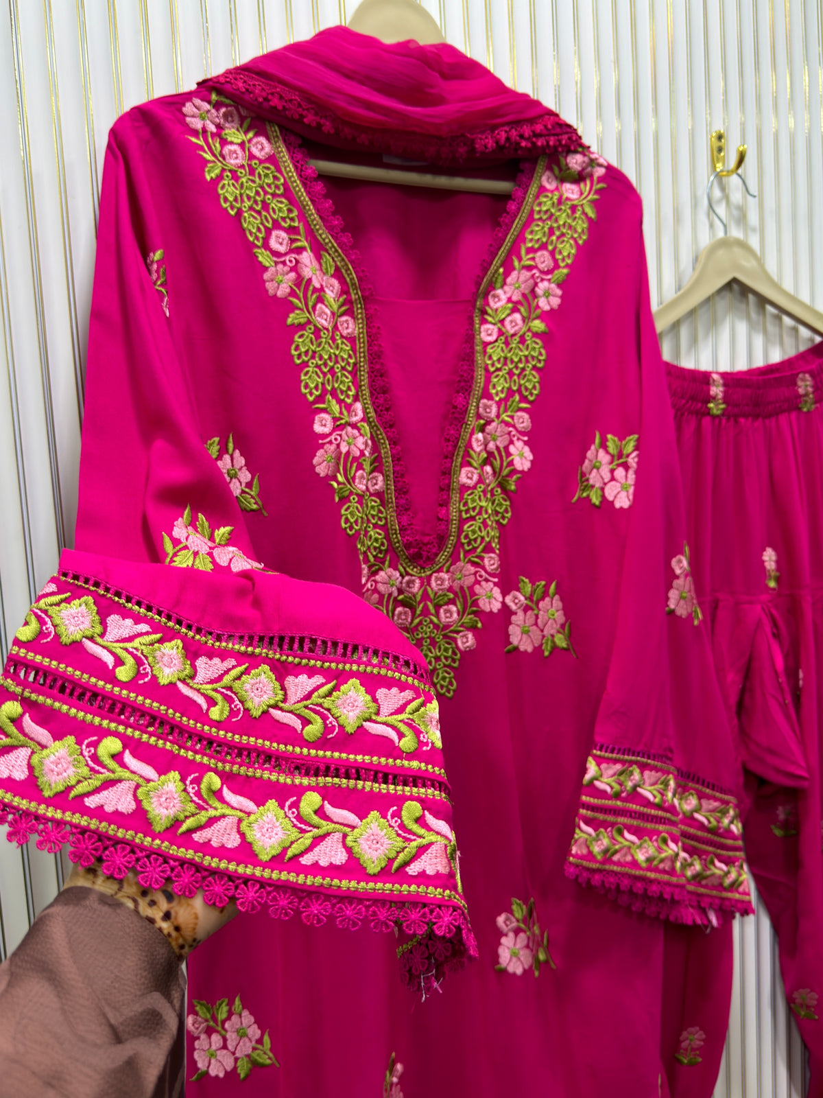 LIALI FARSHI SALWAR EMBROIDERED BY AYZEL L309