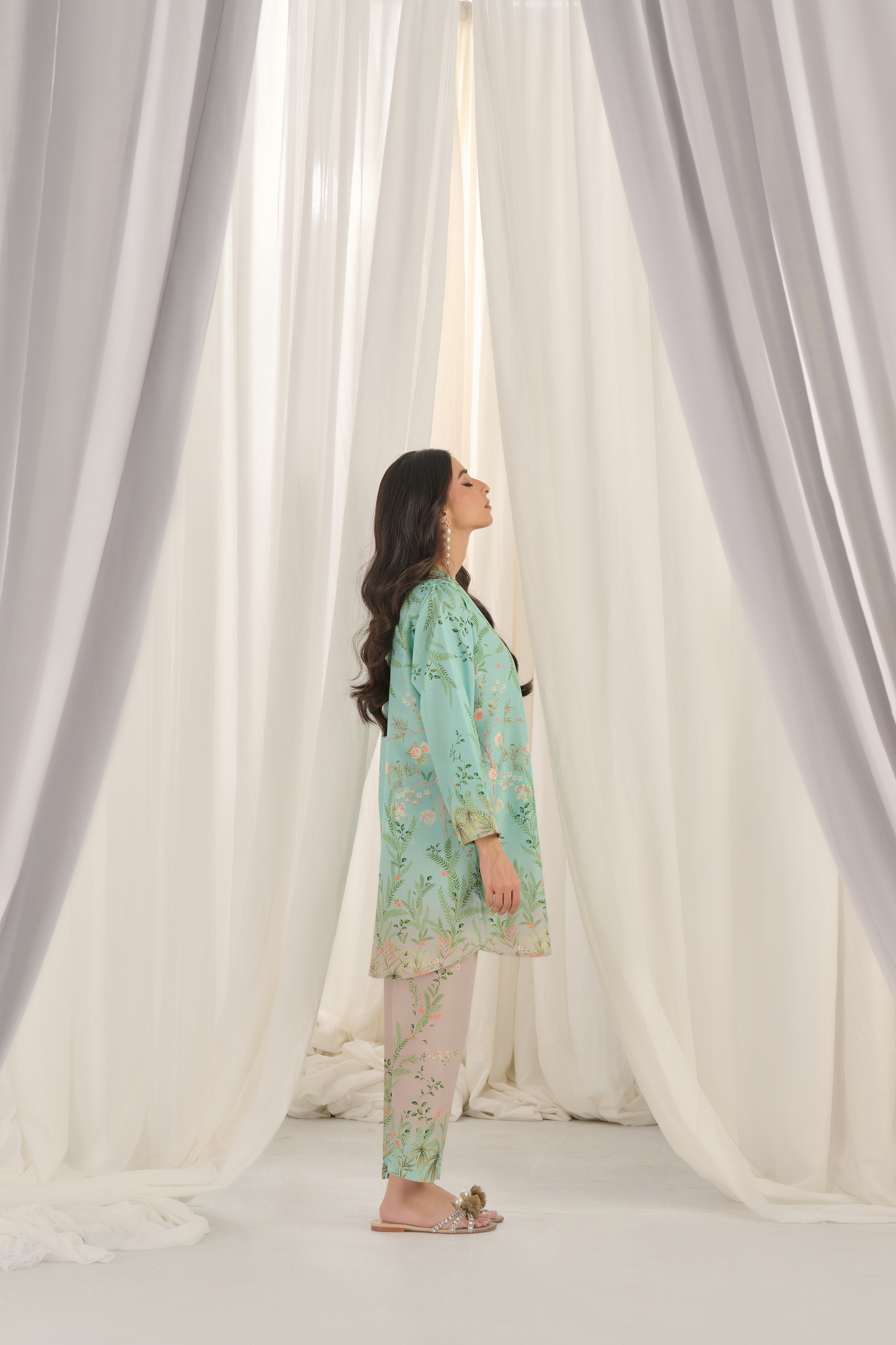 AYZEL DIGITAL PRINTED 3 PC CORD SET WITH DUPATTA  ACE1051