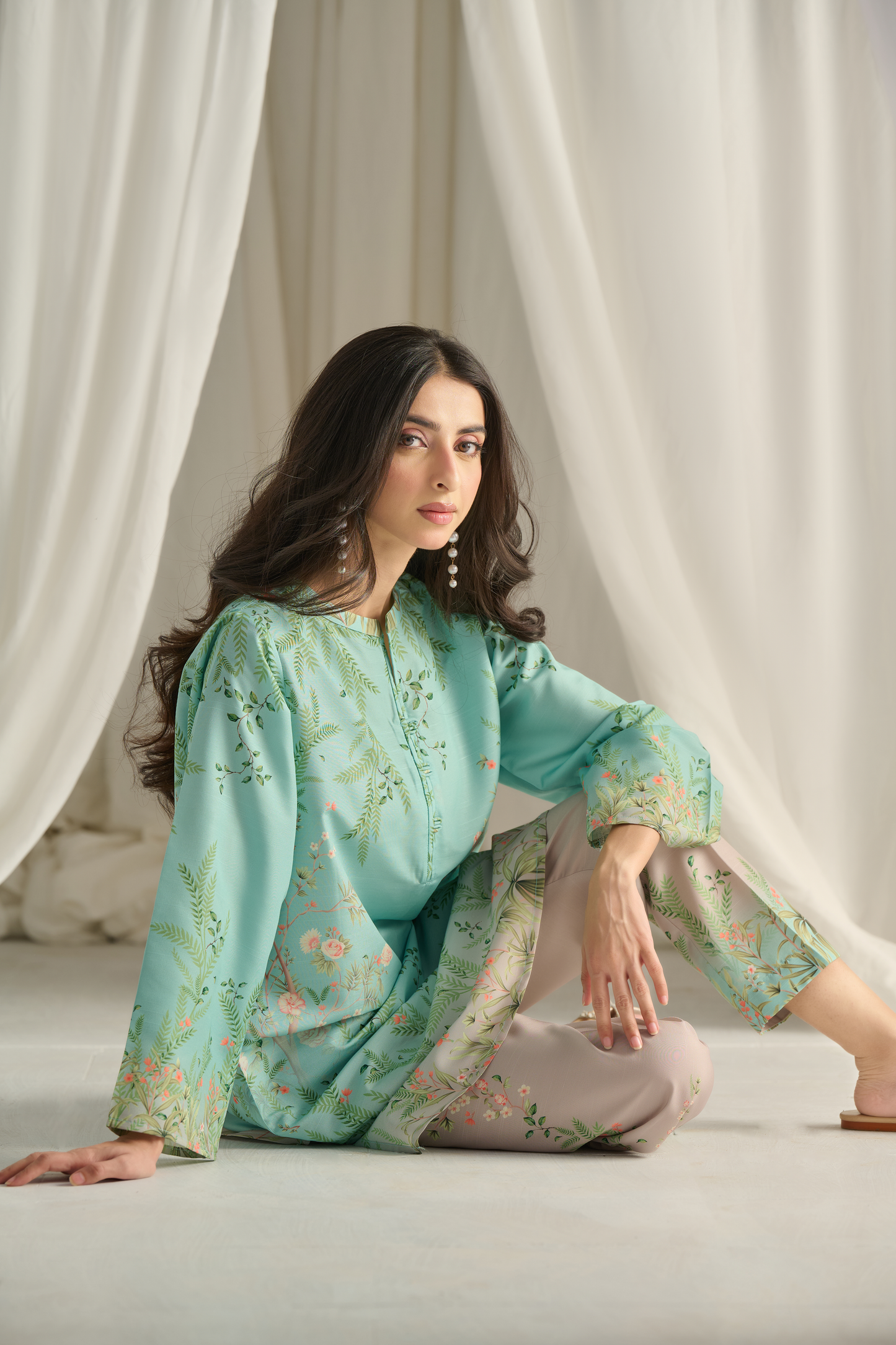 AYZEL DIGITAL PRINTED 3 PC CORD SET WITH DUPATTA  ACE1051