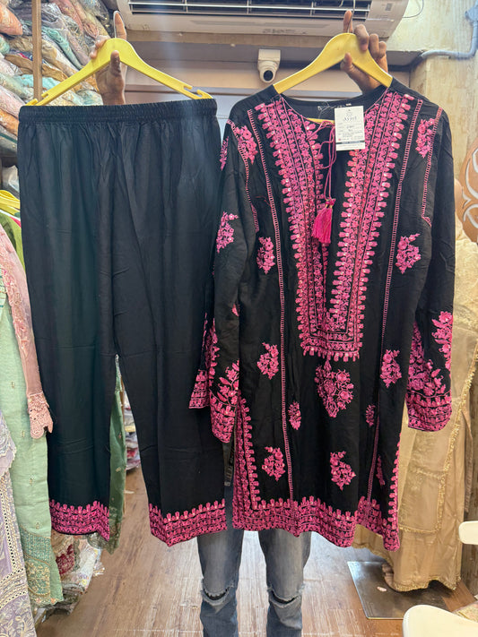 AYZEL EMBROIDERED CORD SET 01A