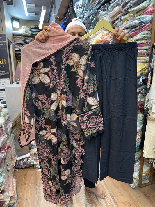 AYZEL EMBROIDERED CORD SET 03A