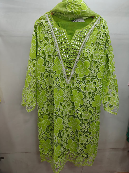 CUTWORK LACE-KARI BY AYZEL D - 03