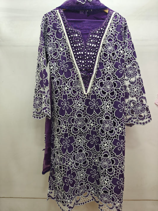 CUTWORK LACE-KARI BY AYZEL D - 05