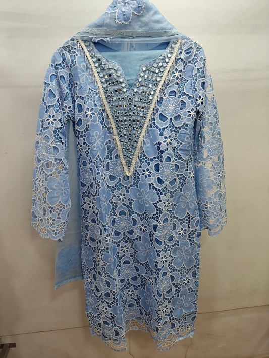 CUTWORK LACE-KARI BY AYZEL D - 07