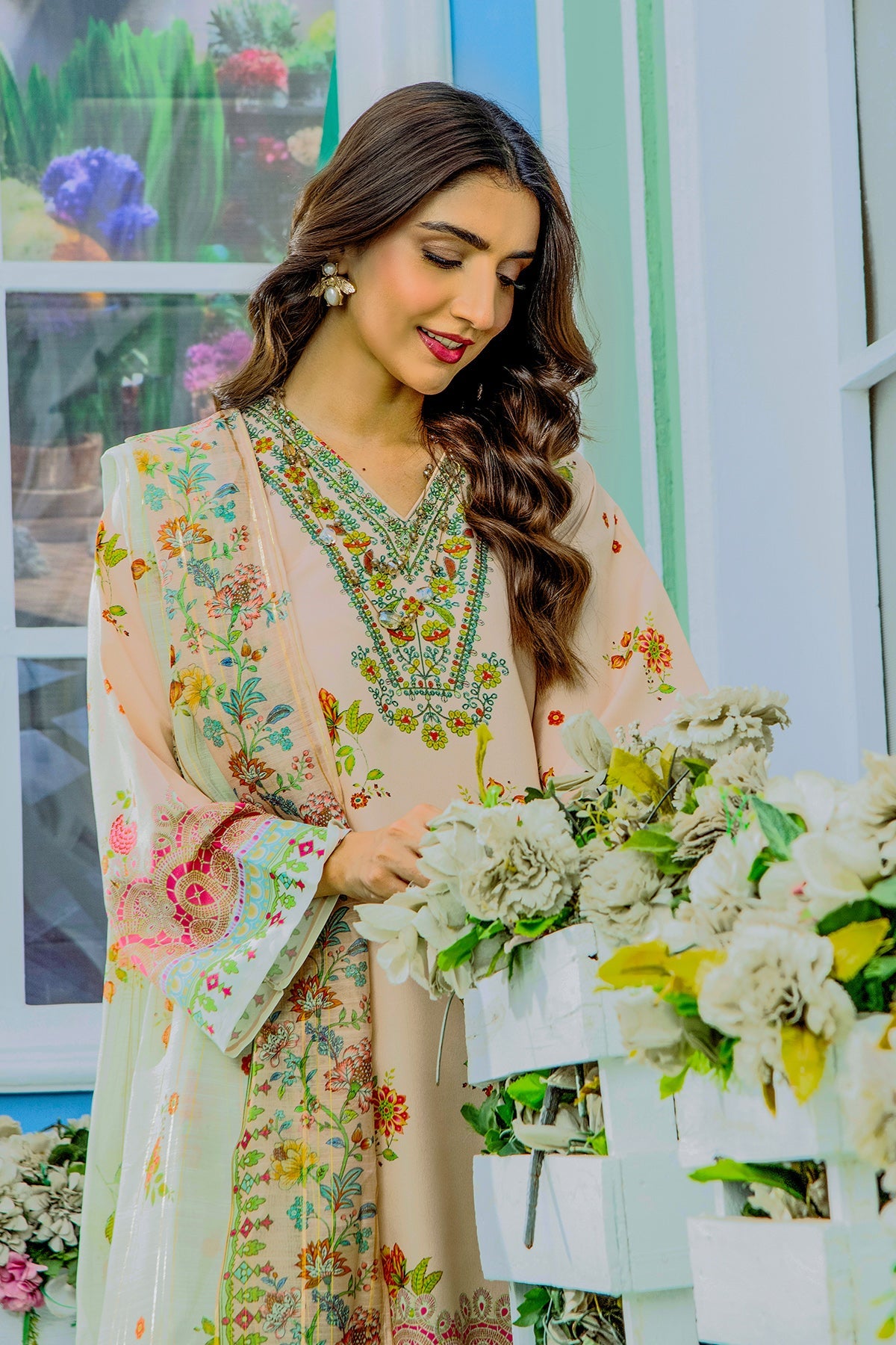 AYZEL DIGITAL PRINTED 3 PC CORD SET WITH DUPATTA  AS115