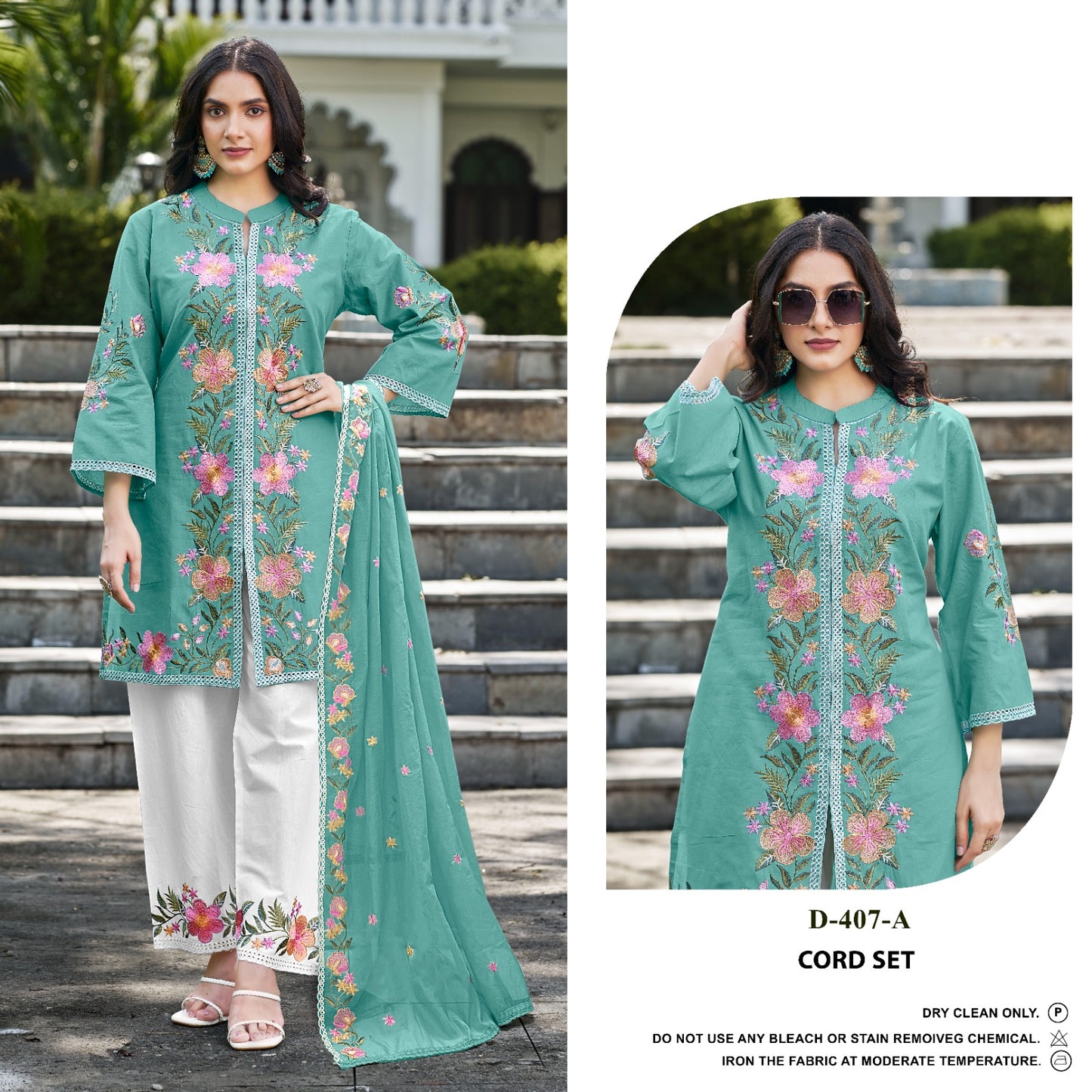 GULZAAR BY AYZEL CORD SET | D-407-A