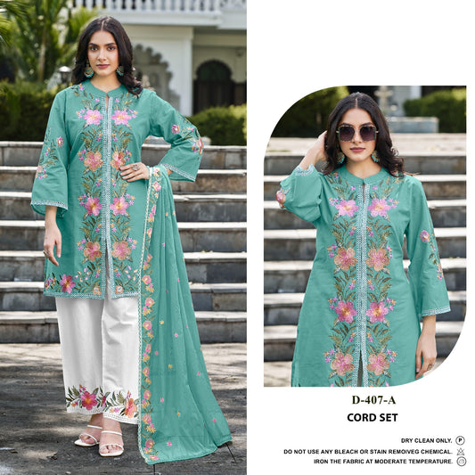 GULZAAR BY AYZEL CORD SET | D-407-A