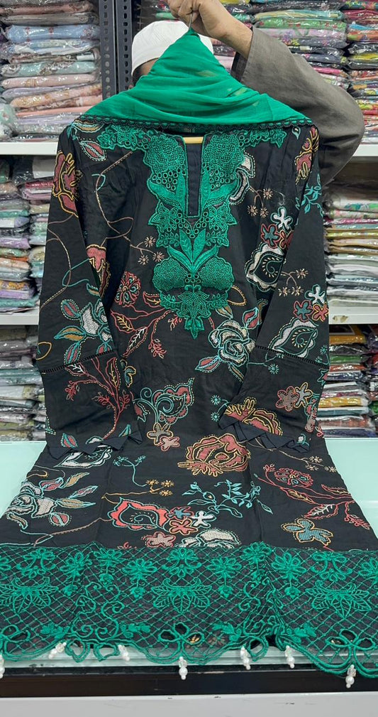 AYZEL EMBROIDERED CUTWORK D-03