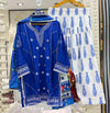 LIALI FARSHI SALWAR PRINTED BY AYZEL DARK BLUE L345