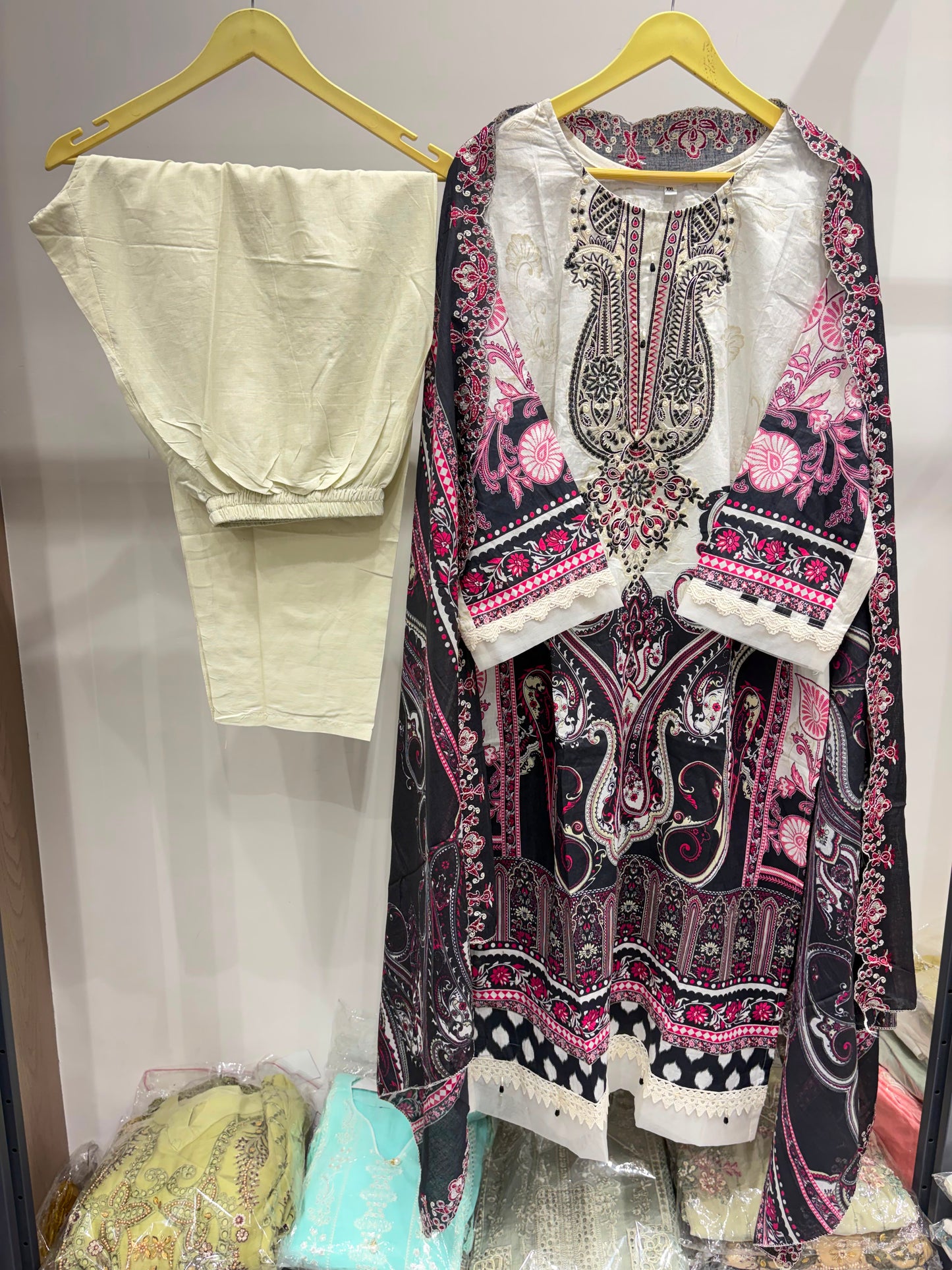 NEEDAL WONDER COTTON EMBROIDERED DUPATTA BY AYZEL-DN-02